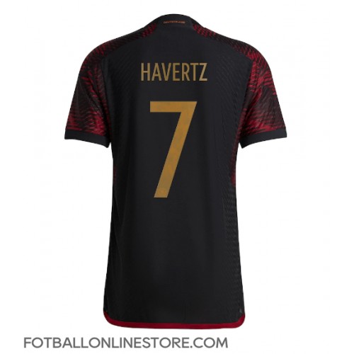 Billige Tyskland Kai Havertz #7 Bortetrøye VM 2022 Kortermet